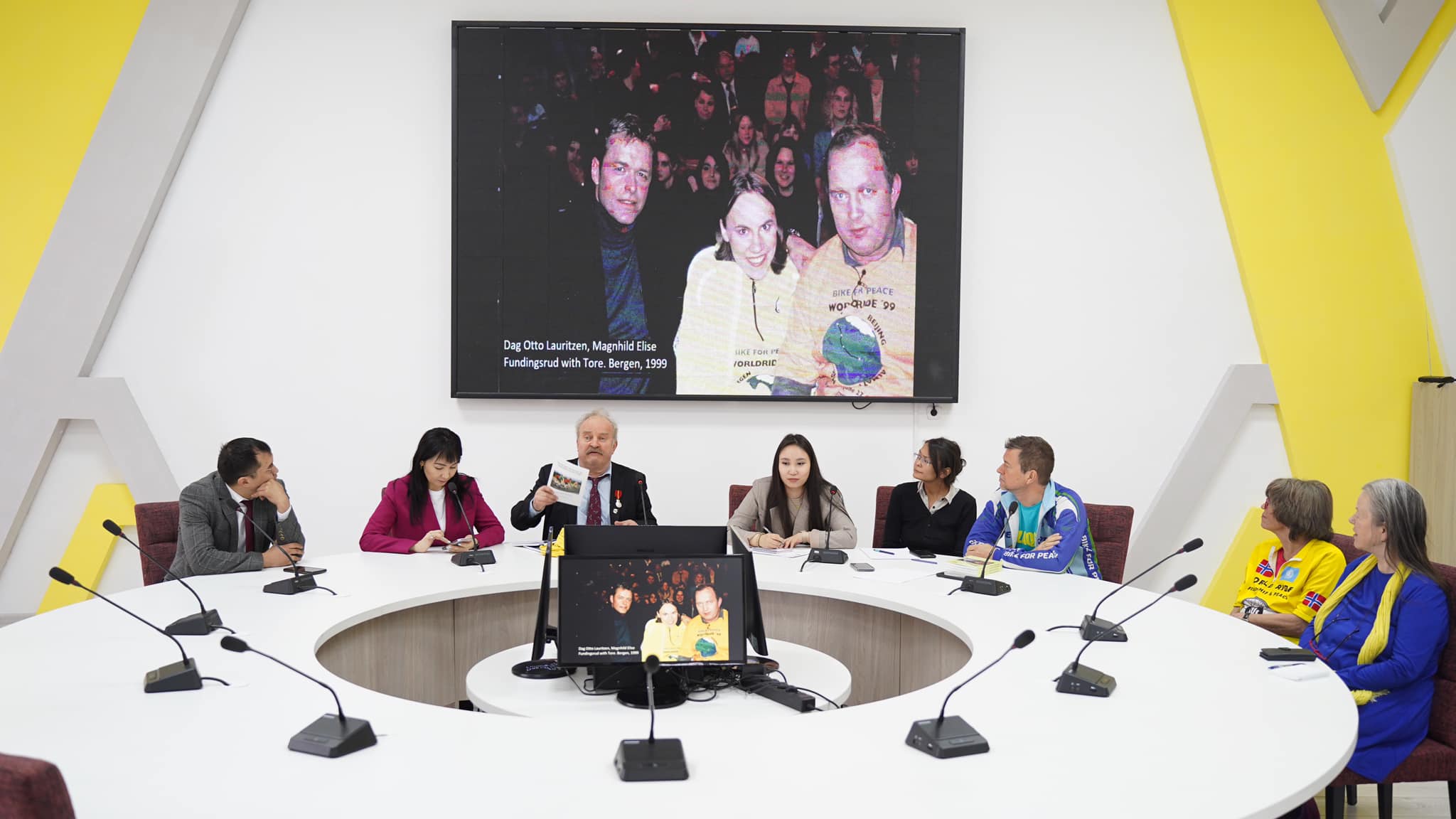 ШӘКӘРІМ ШАҢЫРАҒЫНДА «BIKE FOR PEACE» ДЕЛЕГАЦИЯСЫ