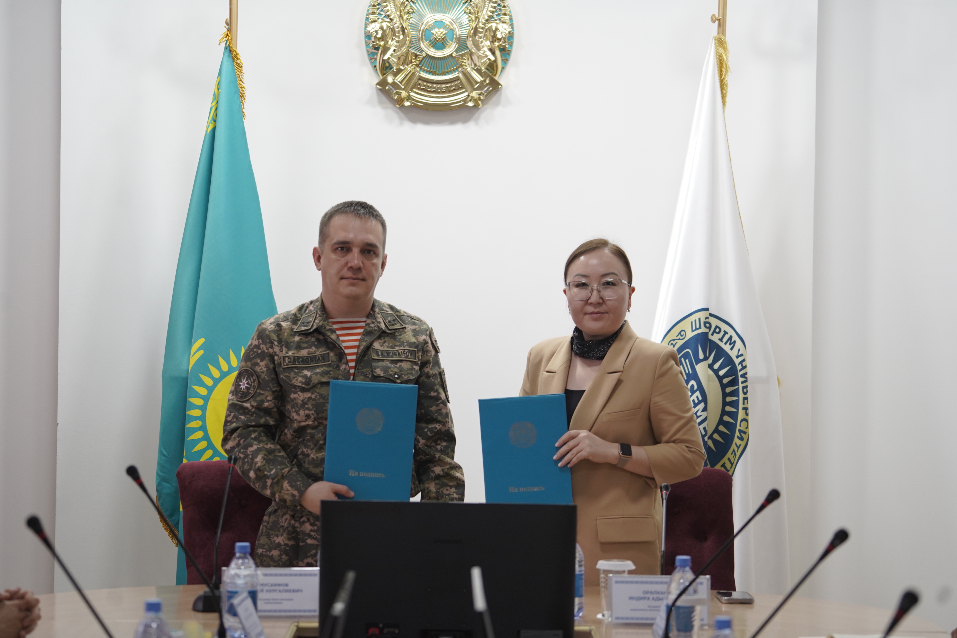 ӘСКЕРИ БӨЛІМ МЕН SHAKARIM UNIVERSITY СЕРІКТЕСТІК АЯСЫН КЕҢЕЙТУДЕ