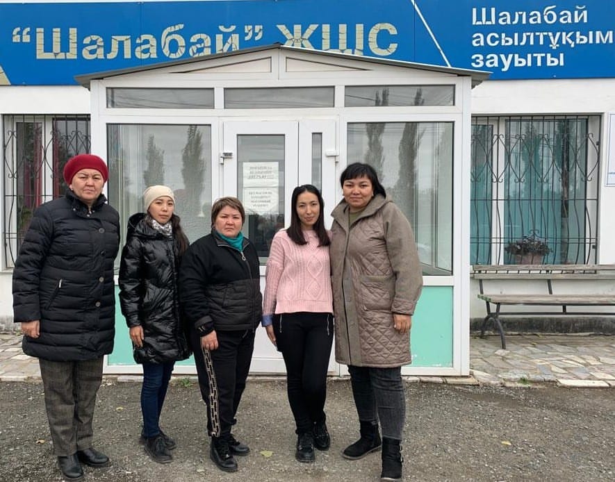 РАБОЧАЯ ПОЕЗДКА НА БАЗУ ПРАКТИКИ ТОО «ШАЛАБАЙ»