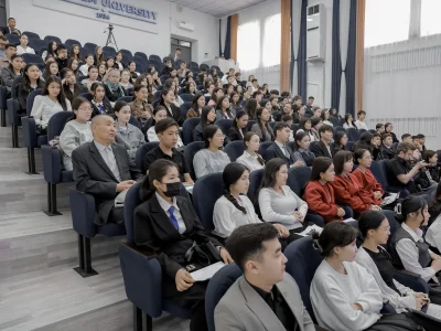 A SERIOUS CONVERSATION BETWEEN RECTOR  DUMAN ORYNBEKOV AND TOP SCHOOL GRADUATES Rector's Reflections