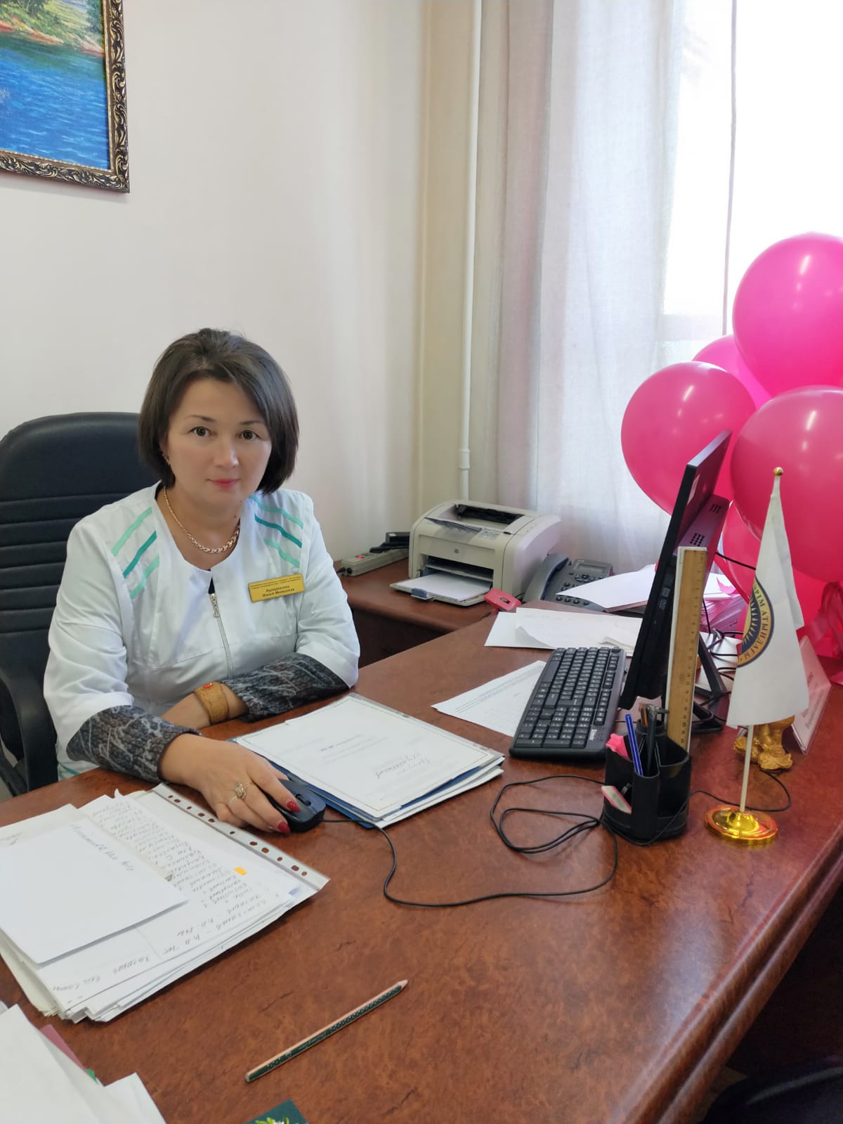 Nurzhumanova Zhanat Mekeshovna - candidate of veterinary sciences, senior lecturer