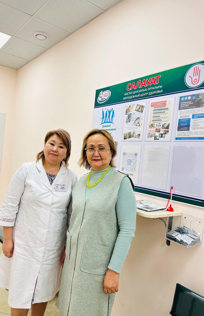 Meeting with the leadership of the Youth Health Center" Salauat " of Semey