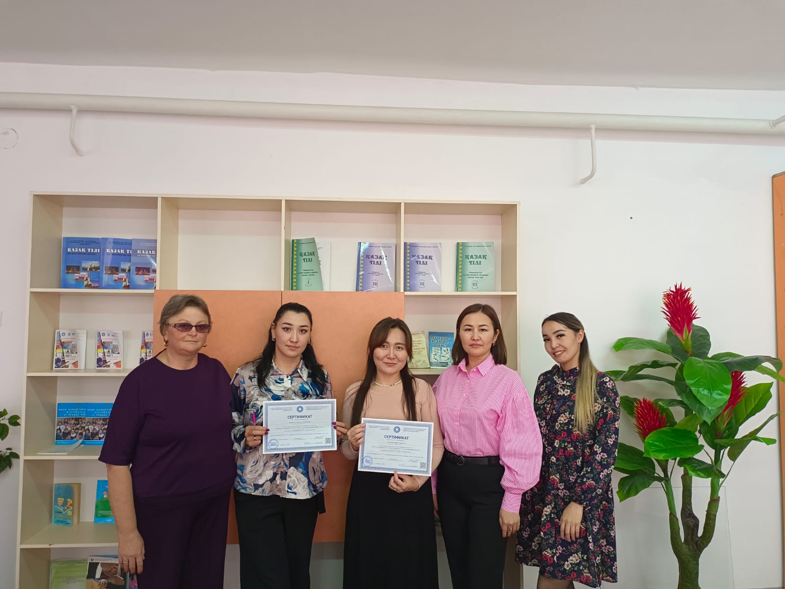 The teaching staff of the university was awarded certificates of the National Center for Advanced Training "Orleu"